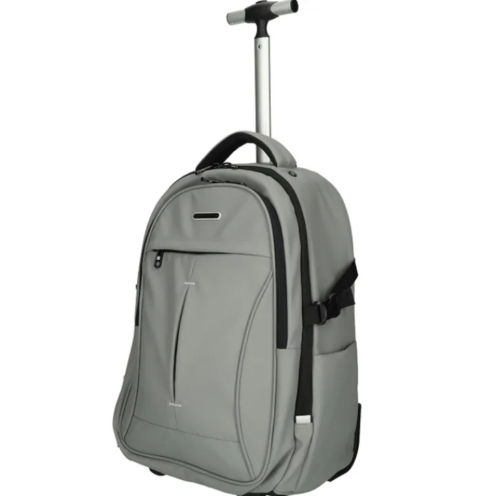 17 Inch Laptoptassen|Laptop Rugzakken>Enrico Benetti Northern Backpack Trolley 17" grey