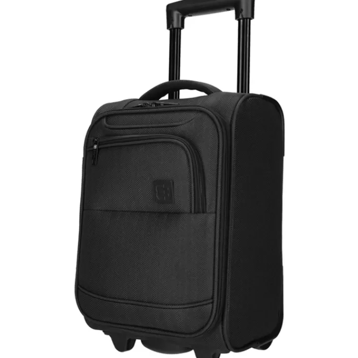 Handbagage Trolleys|Reistrolleys>Enrico Benetti Oakville Underseater 40 black