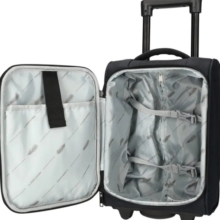 Handbagage Trolleys|Reistrolleys>Enrico Benetti Oakville Underseater 40 black