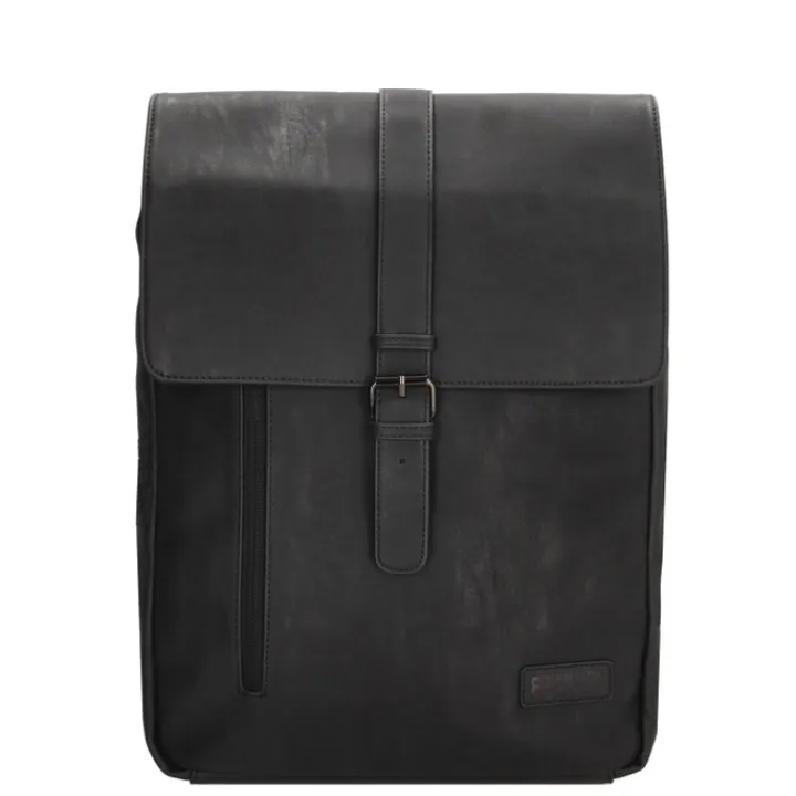Kleine Rugzakken|Heren Rugzakken>Enrico Benetti Rotterdam Laptop Backpack 17" black