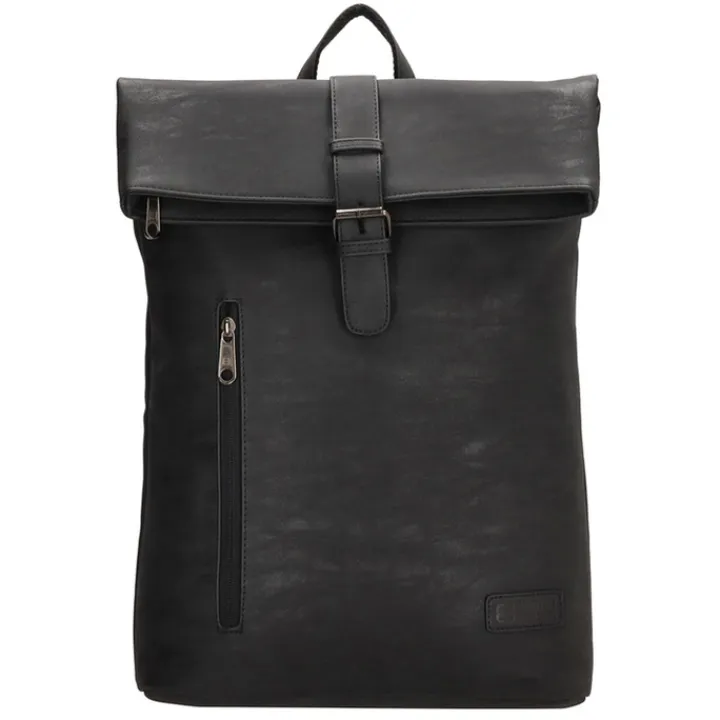 Kleine Rugzakken|Heren Rugzakken>Enrico Benetti Rotterdam Laptop Backpack 15" black
