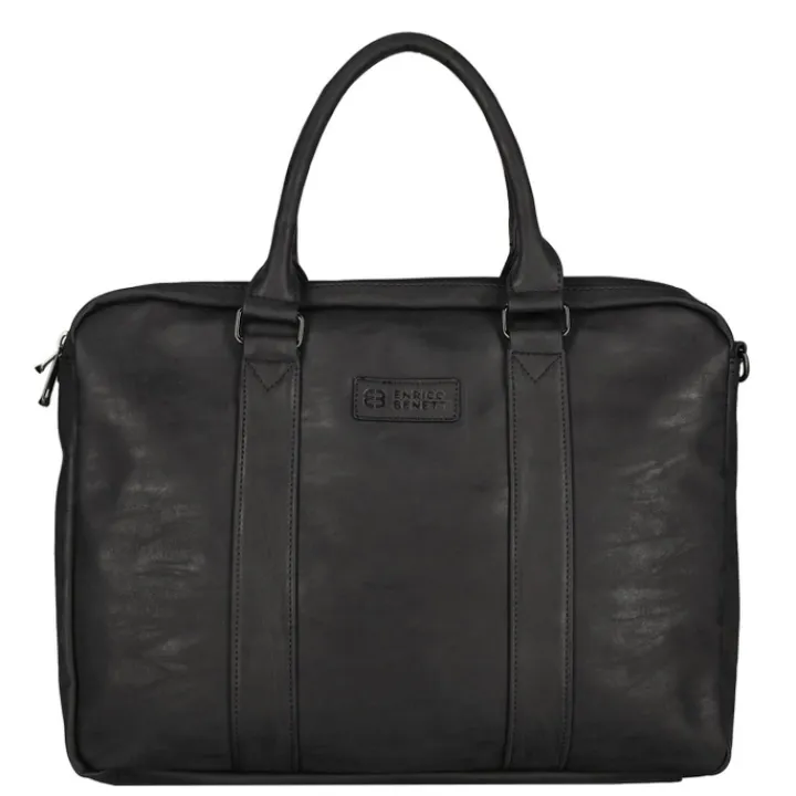 Herentassen|15 Inch Laptoptassen>Enrico Benetti Rotterdam Laptopbag 15" black