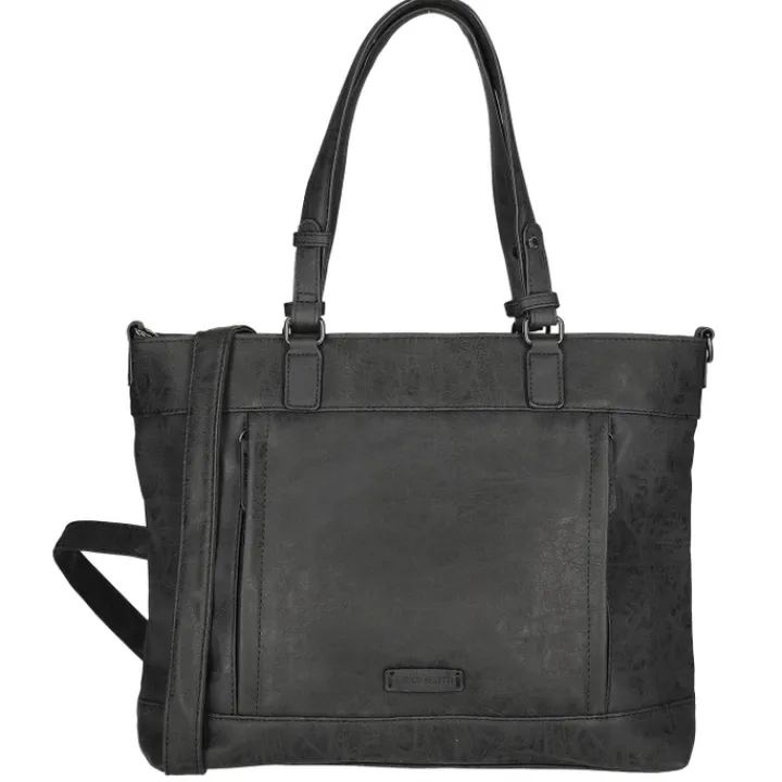 15 Inch Laptoptassen|Laptop Schoudertassen>Enrico Benetti Ruby Shopper 15" black