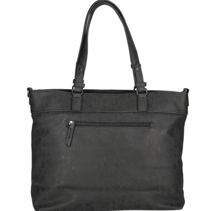 15 Inch Laptoptassen|Laptop Schoudertassen>Enrico Benetti Ruby Shopper 15" black