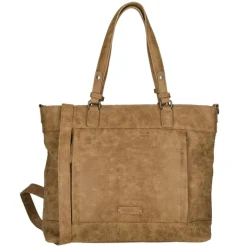 15 Inch Laptoptassen|Laptop Schoudertassen>Enrico Benetti Ruby Shopper 15" camel