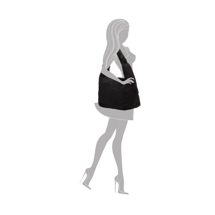 Schoudertassen|Damestassen>Enrico Benetti Teddy Schoudertas zwart