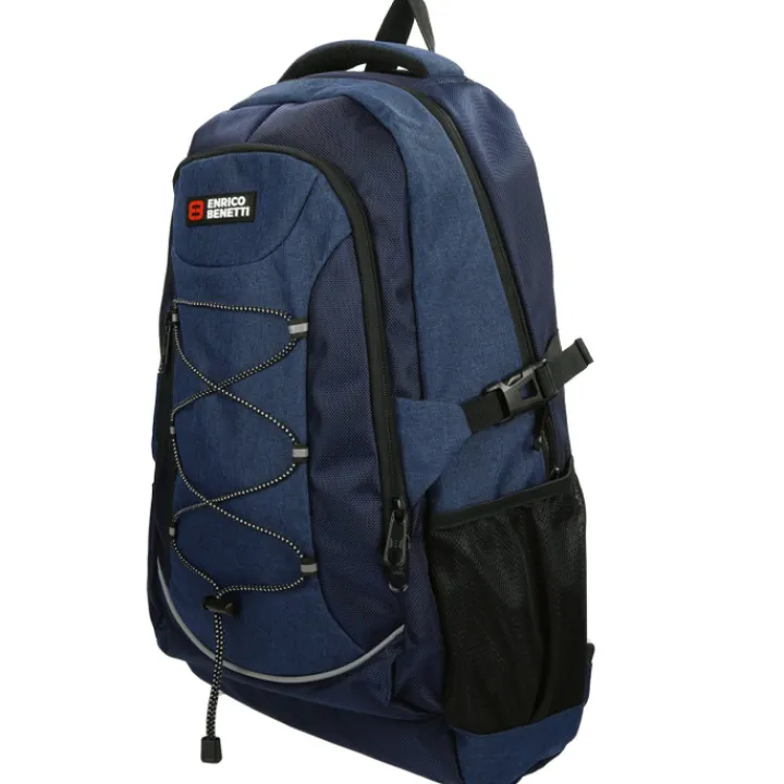 Schoolrugzak|Daypack>Enrico Benetti Yellow Stone 15'' Laptop Rugzak blauw