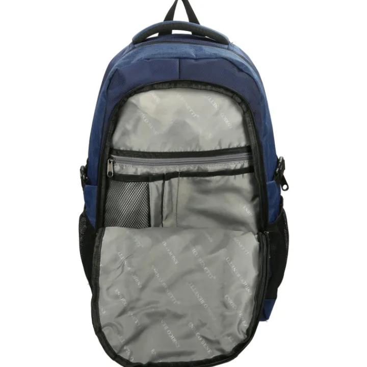 Schoolrugzak|Daypack>Enrico Benetti Yellow Stone 15'' Laptop Rugzak blauw
