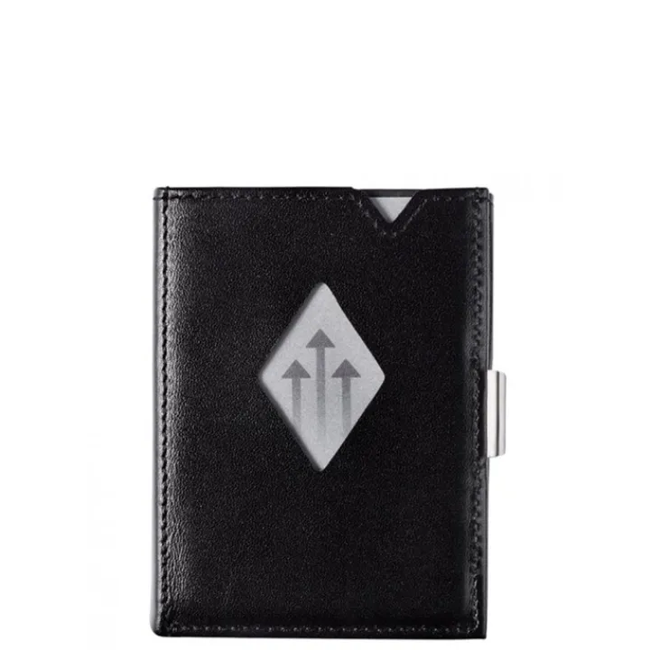 Rfid Portemonnees|Mini Portemonnees>Exentri Leather Multi Wallet black