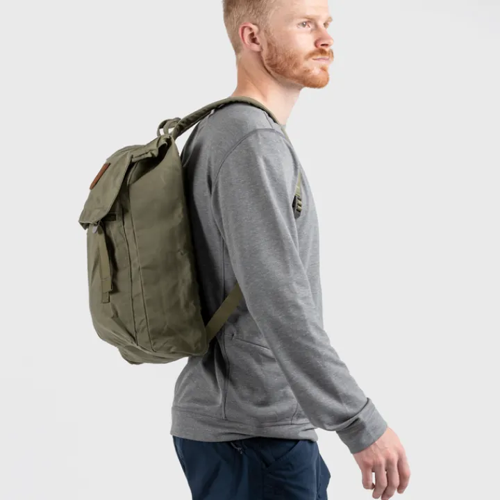 Kleine Rugzakken|Heren Rugzakken>Fjallraven Foldsack No. 1 deep patina