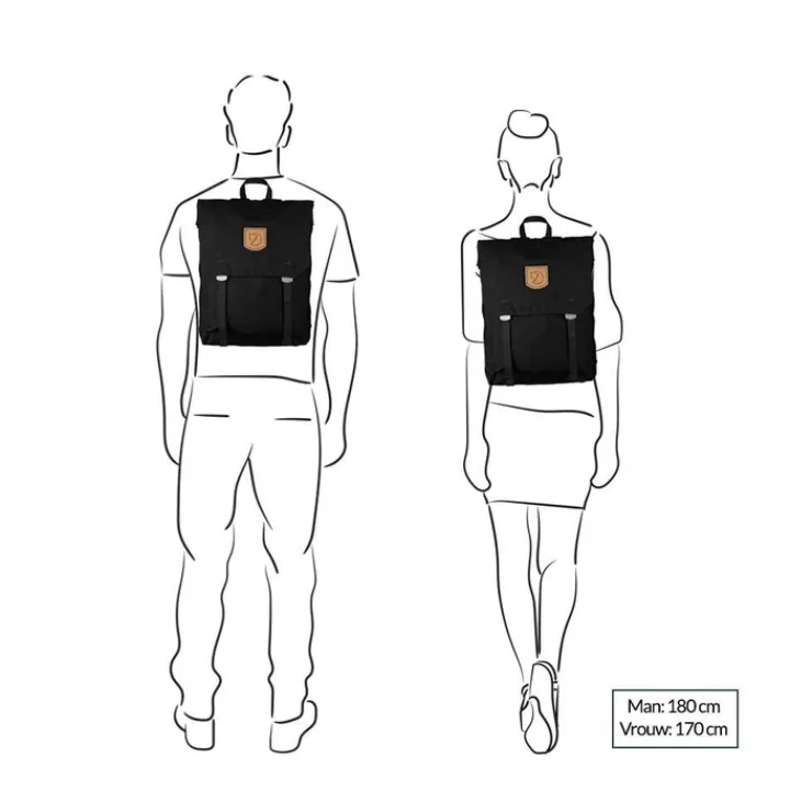 Kleine Rugzakken|Heren Rugzakken>Fjallraven Foldsack No.1 black