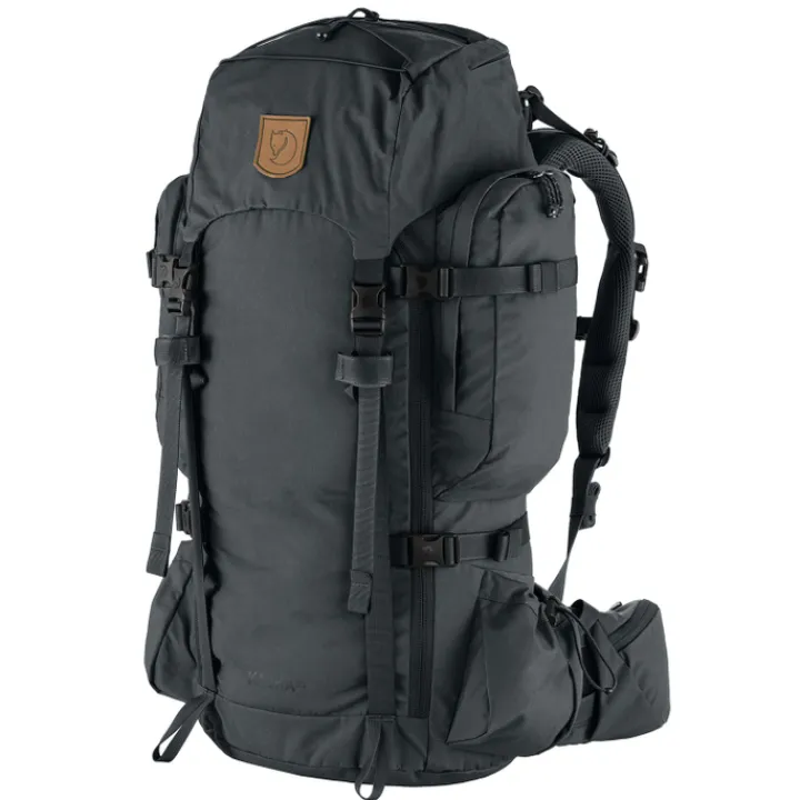 Grote Rugzakken|Trekking Rugzakken>Fjallraven Kajka 55 M/L coal black