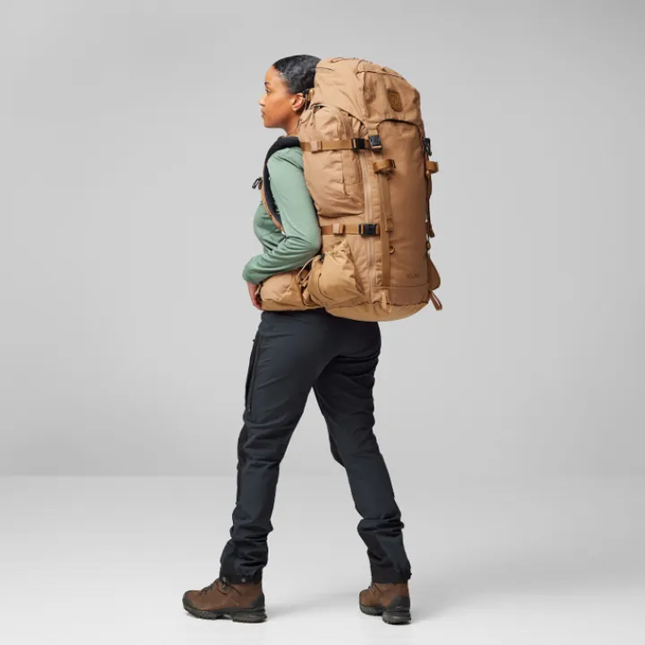 Grote Rugzakken|Trekking Rugzakken>Fjallraven Kajka 55 M/L coal black