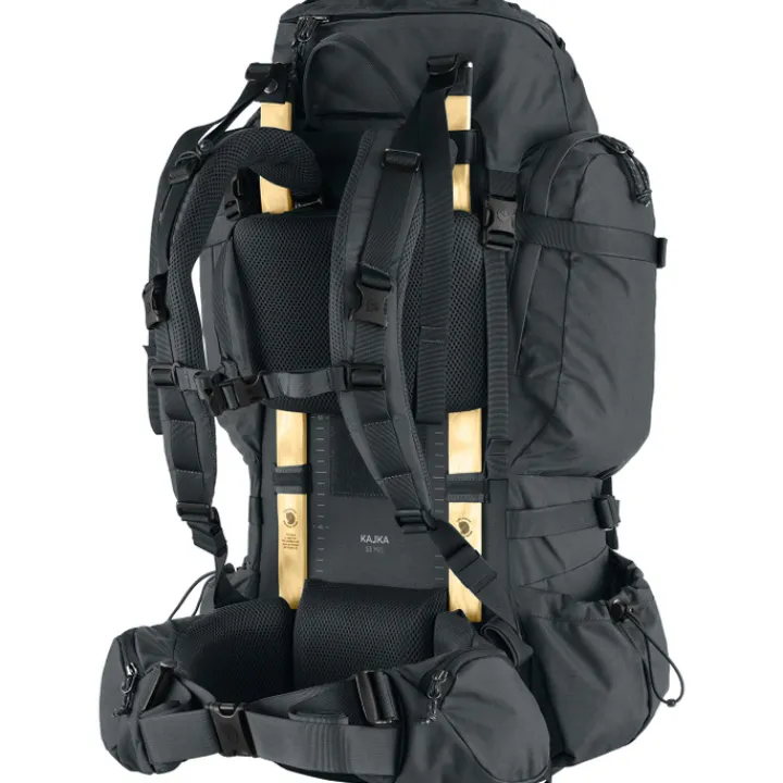 Grote Rugzakken|Trekking Rugzakken>Fjallraven Kajka 55 M/L coal black