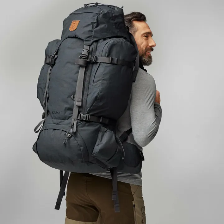 Grote Rugzakken|Hiking Backpacks>Fjallraven Kajka 75 S/M green