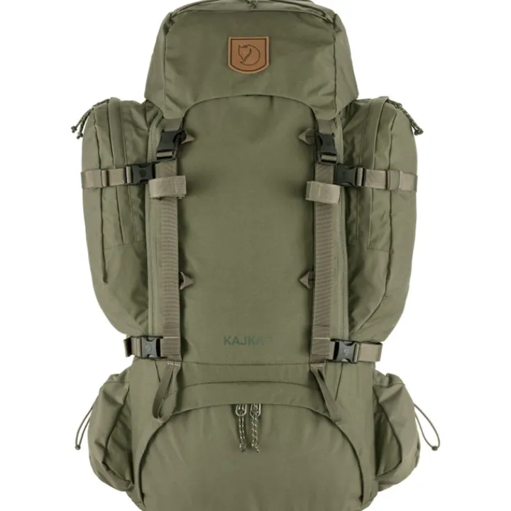 Grote Rugzakken|Hiking Backpacks>Fjallraven Kajka 75 S/M green