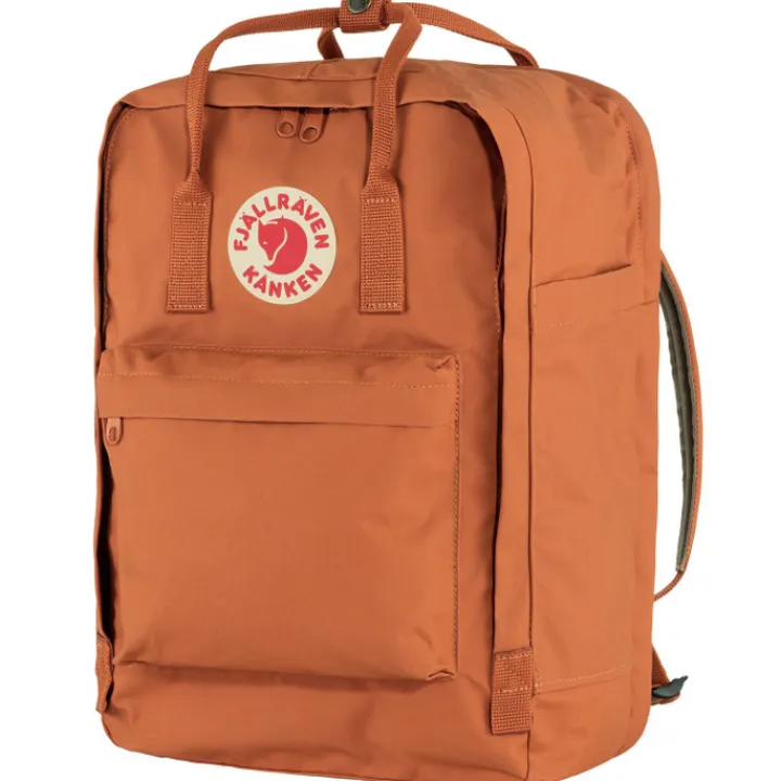 Kleine Rugzakken|Heren Rugzakken>Fjallraven Kanken Laptop 17" terracotta brown