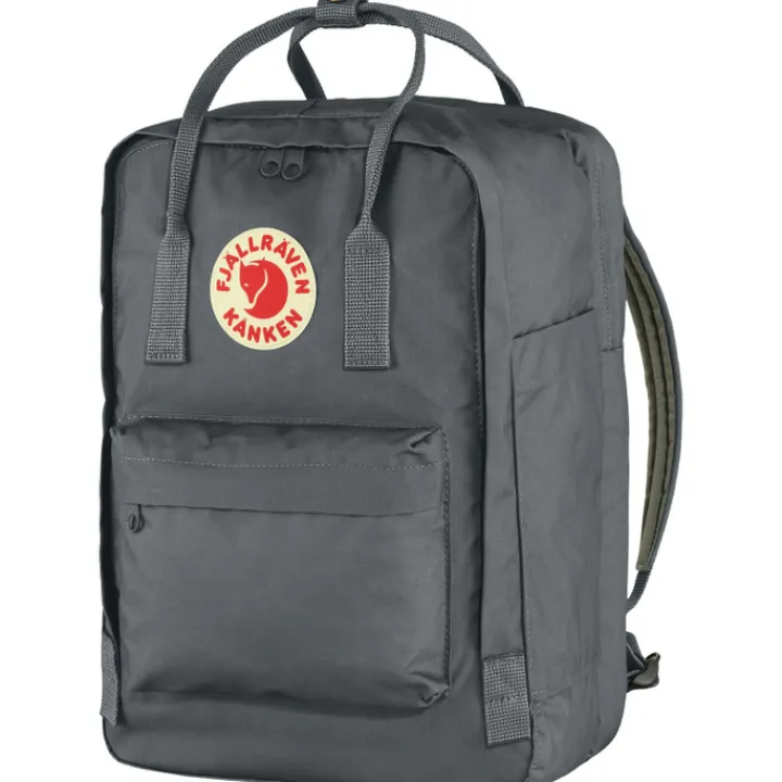 Kleine Rugzakken|Heren Rugzakken>Fjallraven Kanken Laptop 15" super grey