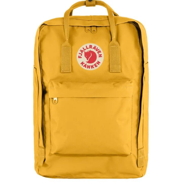 Kleine Rugzakken|Heren Rugzakken>Fjallraven Kanken Laptop 17" ochre