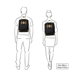 Kleine Rugzakken|Heren Rugzakken>Fjallraven Kanken No. 2 Black Rugzak black