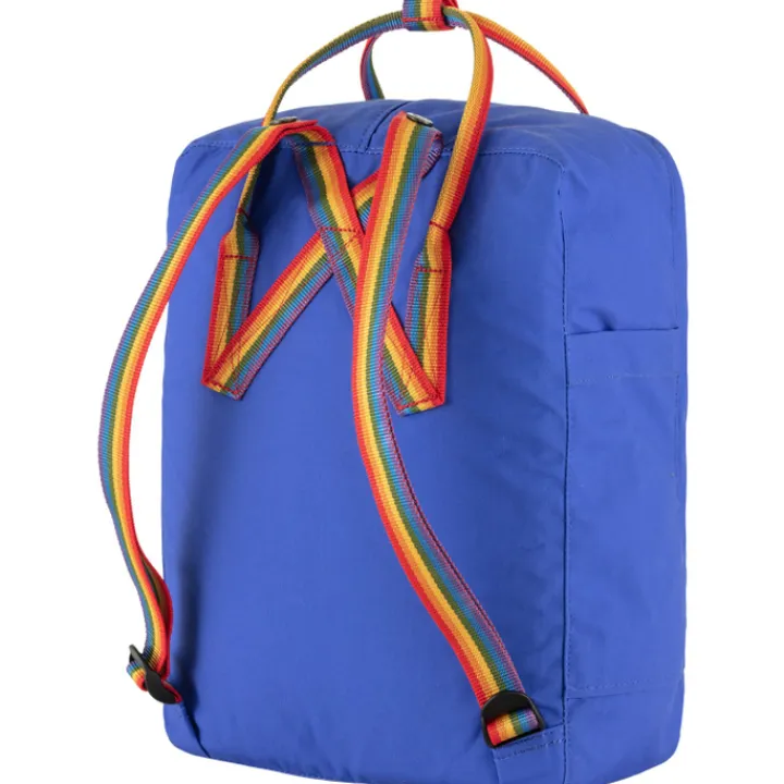 Kleine Rugzakken|Heren Rugzakken>Fjallraven Kanken Rainbow cobalt blue