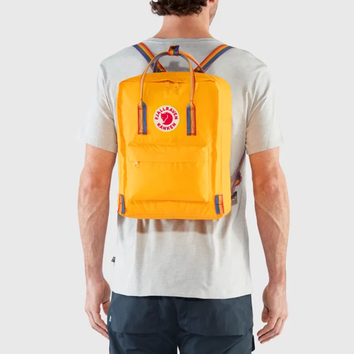 Kleine Rugzakken|Heren Rugzakken>Fjallraven Kanken Rainbow pastel lavender-rainbow
