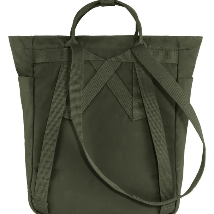 Kleine Rugzakken|Heren Rugzakken>Fjallraven Kanken Totepack deep forest