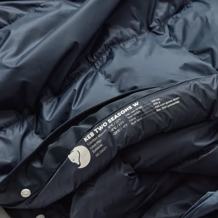 Slaapzakken>Fjallraven Keb Two Seasons W navy