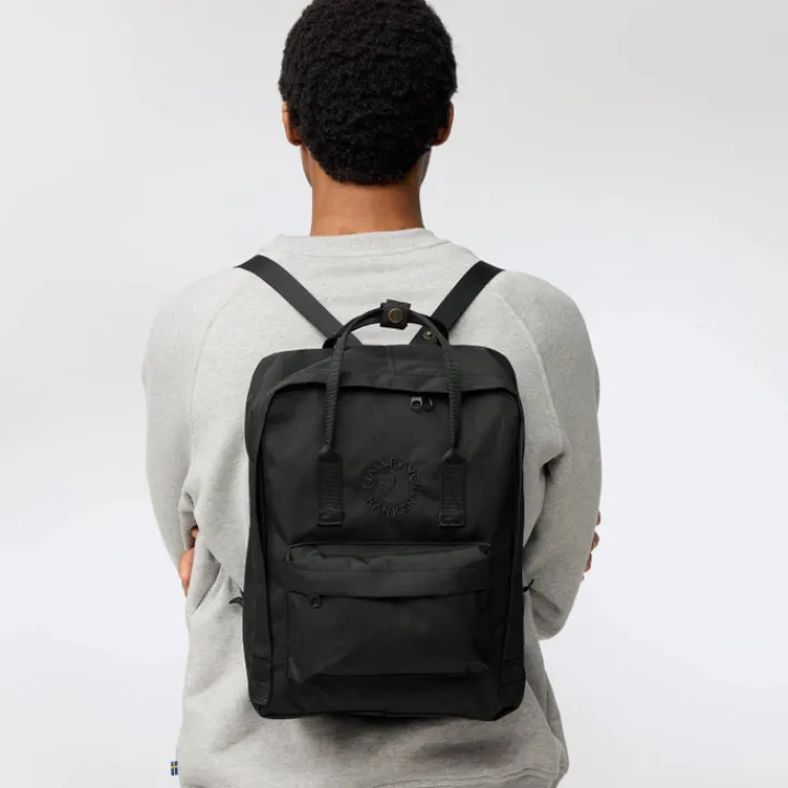 Kleine Rugzakken|Heren Rugzakken>Fjallraven Re-Kanken Backpack black