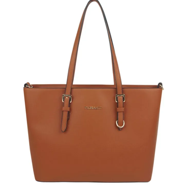 Shoppers|Schoudertassen>Flora & Co Bags Shopper camel