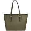 Shoppers|Schoudertassen>Flora & Co Bags Shopper khaki groen