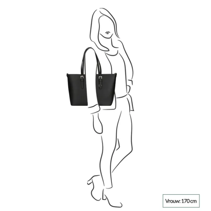 Shoppers|Schoudertassen>Flora & Co Bags Shopper zwart