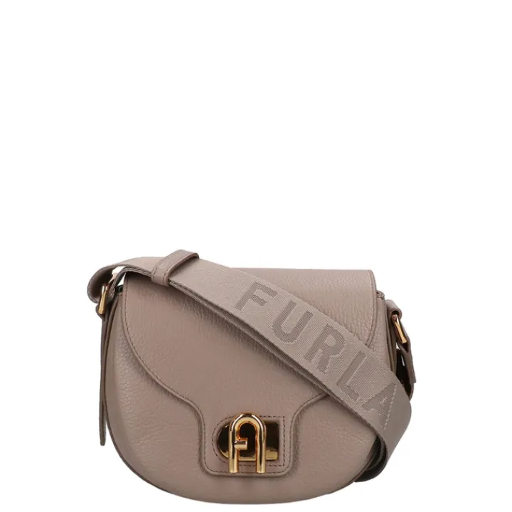 Schoudertassen|Crossbody>Furla Lotus Mini Crossbody stucco gray-toni stucco gray