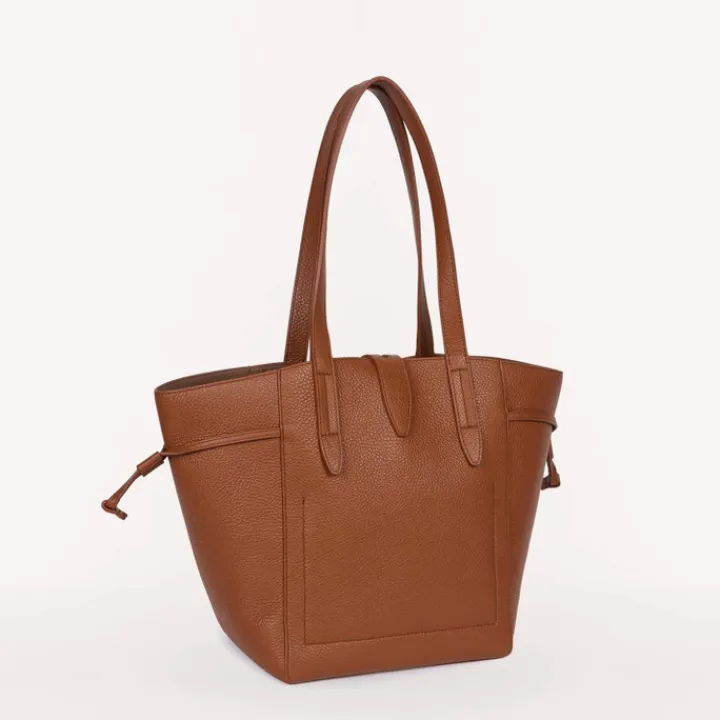 Schoudertassen|Handtassen>Furla Net M Tote cognac