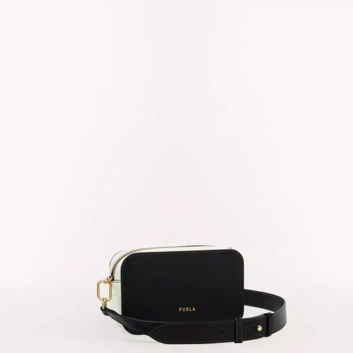 Crossbody|Fashion Tassen>Furla Primula Crossbody Mini nero/marshmallow