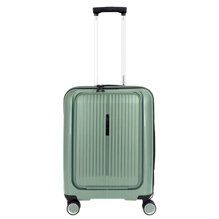 Handbagage Trolleys|Laptop Trolleys>Gabol Brooklyn Cabin Trolley Front Pocket verde