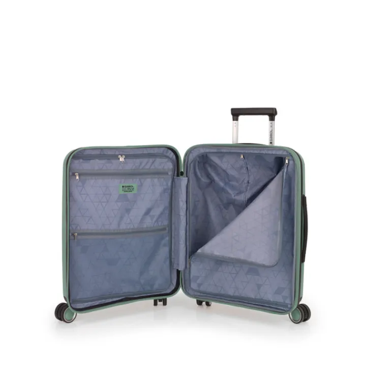Handbagage Trolleys|Laptop Trolleys>Gabol Brooklyn Cabin Trolley Front Pocket verde