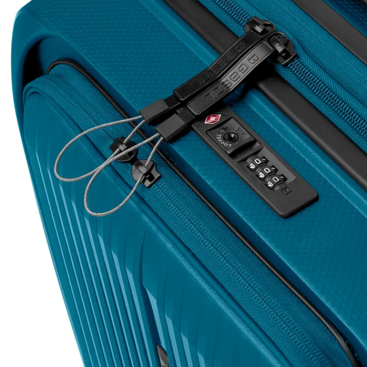Handbagage Trolleys|Laptop Trolleys>Gabol Brooklyn Cabin Trolley Front Pocket turquesa