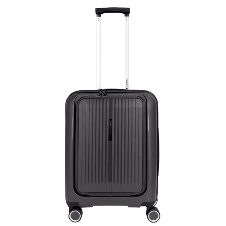 Handbagage Trolleys|Laptop Trolleys>Gabol Brooklyn Cabin Trolley Front Pocket gris