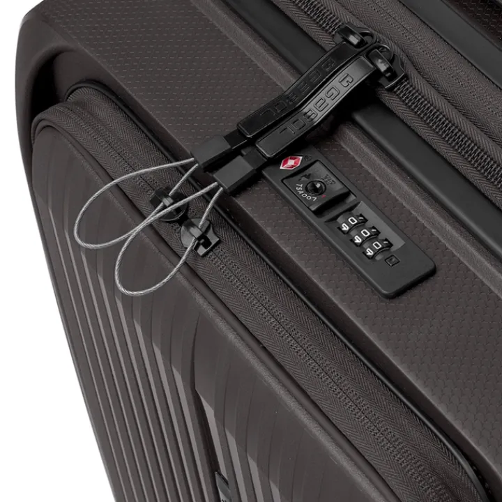 Handbagage Trolleys|Laptop Trolleys>Gabol Brooklyn Cabin Trolley Front Pocket gris