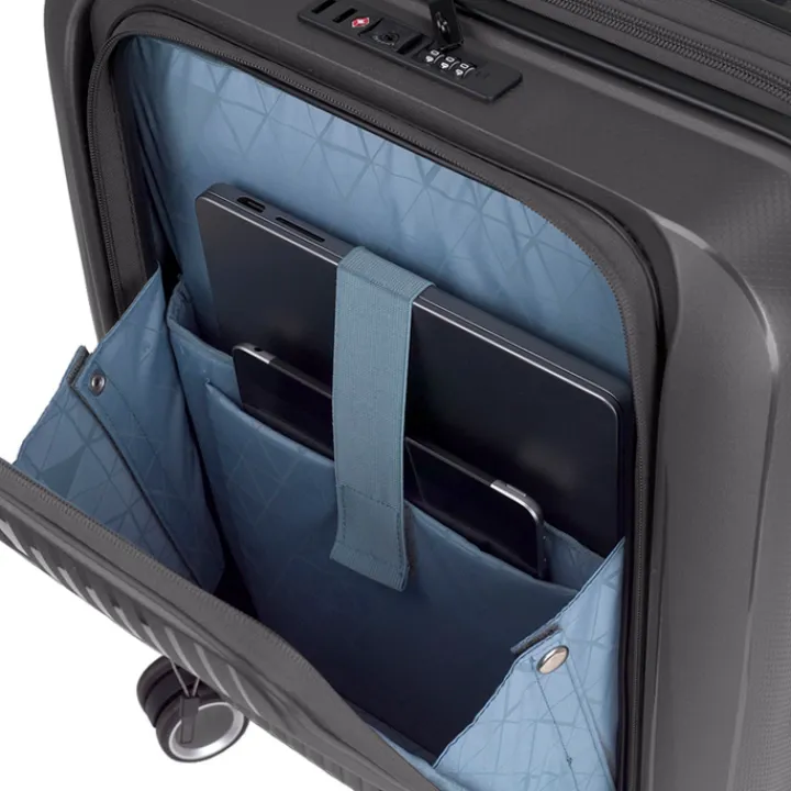 Handbagage Trolleys|Laptop Trolleys>Gabol Brooklyn Cabin Trolley Front Pocket gris