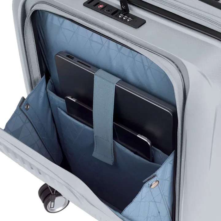 Handbagage Trolleys|Laptop Trolleys>Gabol Brooklyn Cabin Trolley Front Pocket plata