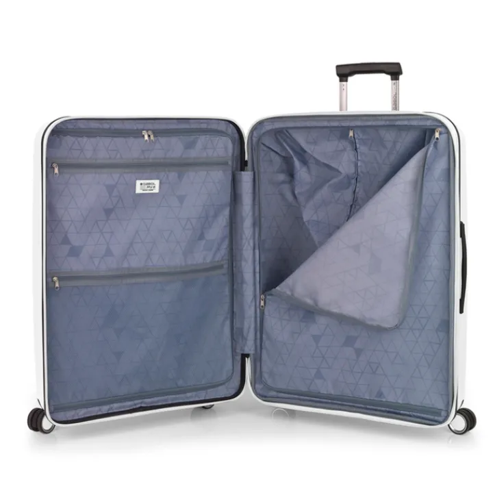 Reiskoffers|Harde Koffers>Gabol Brooklyn Large Trolley Expandable white