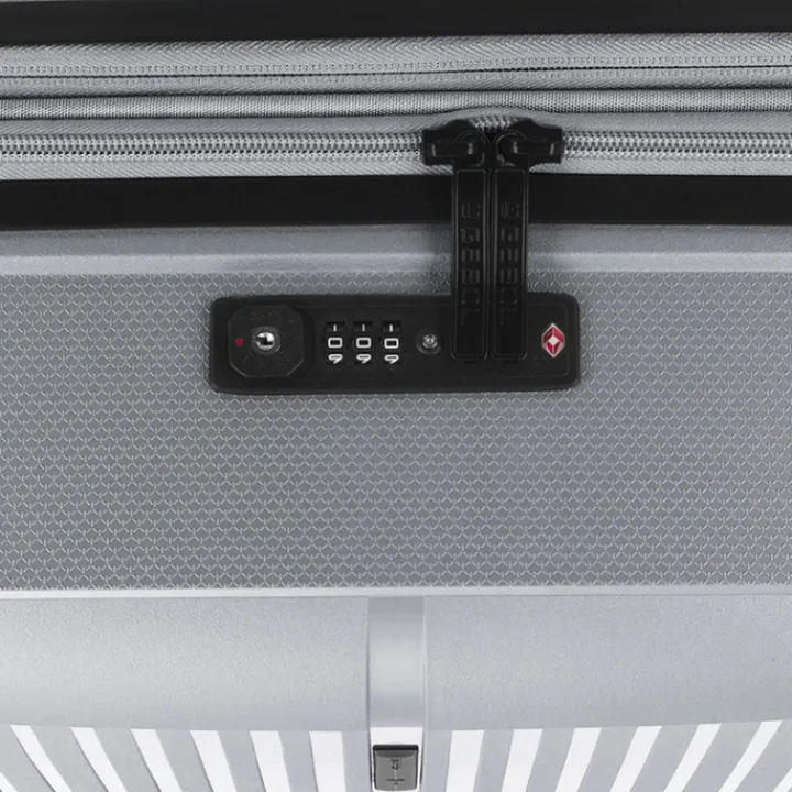 Reiskoffers|Harde Koffers>Gabol Brooklyn Large Trolley Expandable silver