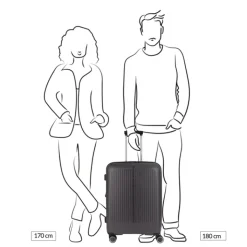 Reiskoffers|Harde Koffers>Gabol Brooklyn Medium Trolley Expandable silver