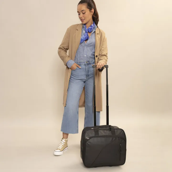 Handbagage Trolleys|Laptop Trolleys>Gabol Canada Pilot Trolley black
