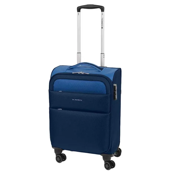 Transavia Trolleys|Handbagage Trolleys>Gabol Cloud Cabin Trolley 55 blue