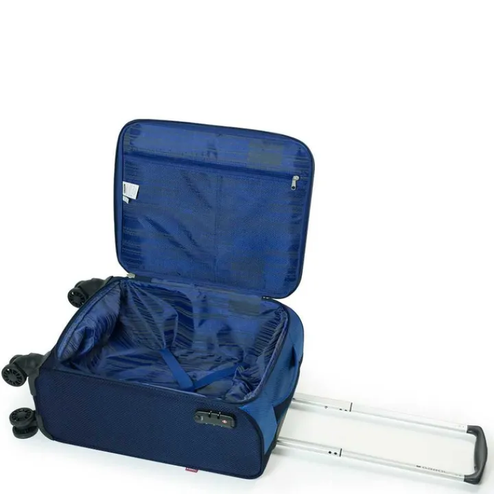 Transavia Trolleys|Handbagage Trolleys>Gabol Cloud Cabin Trolley 55 blue