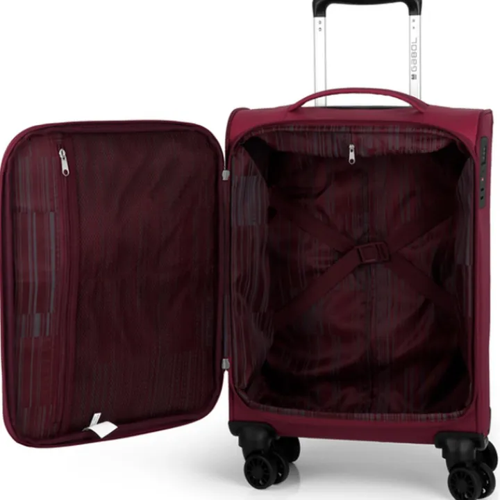 Transavia Trolleys|Handbagage Trolleys>Gabol Cloud Cabin Trolley 55 cm bordeaux