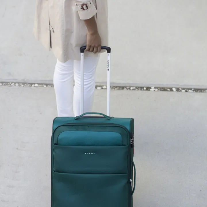 Reistrolleys|Reiskoffers>Gabol Cloud Trolley Medium 69 turquoise